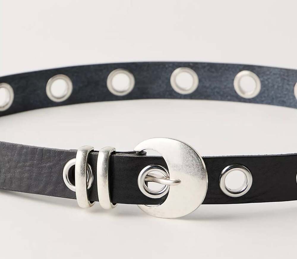 Free People Rosebowl Grommet Belt size M/L